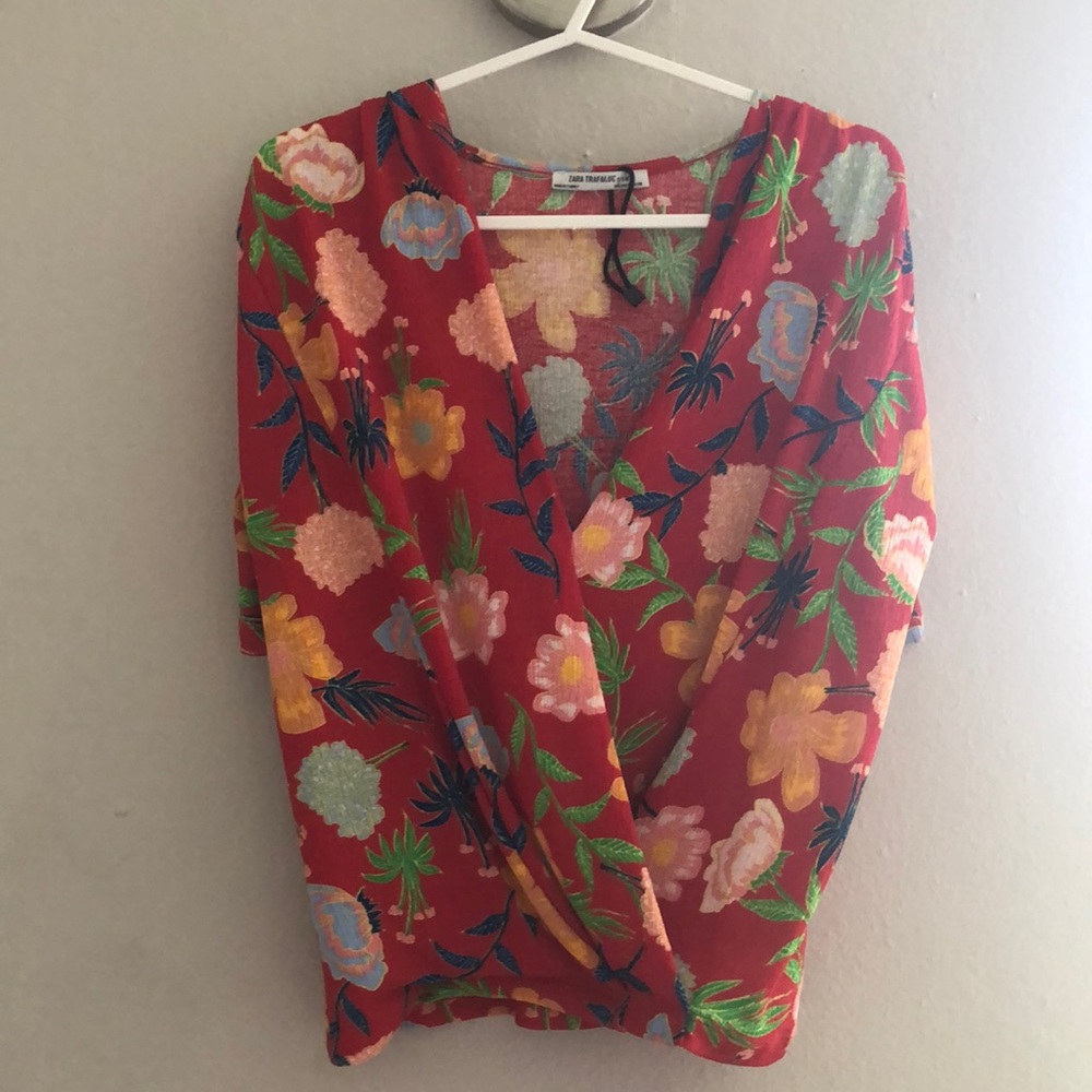 Zara Floral Top